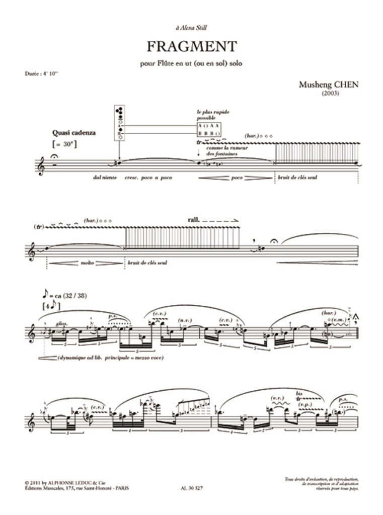 Fragment, Extrait de Les Franges Du Rêve